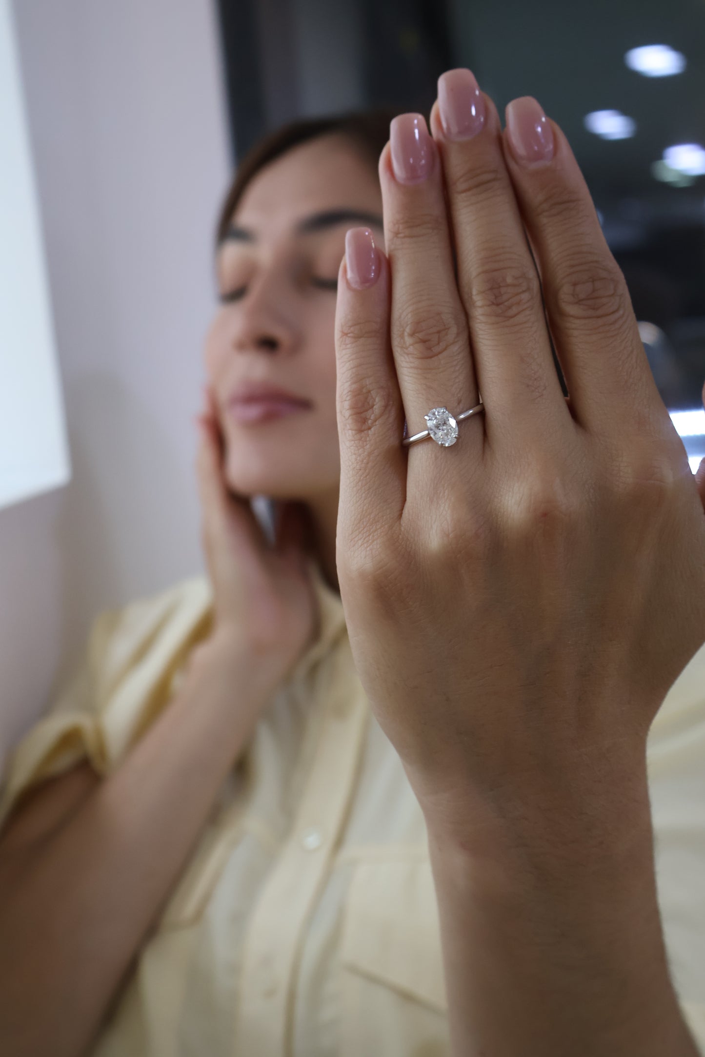Anillo de compromiso en oro