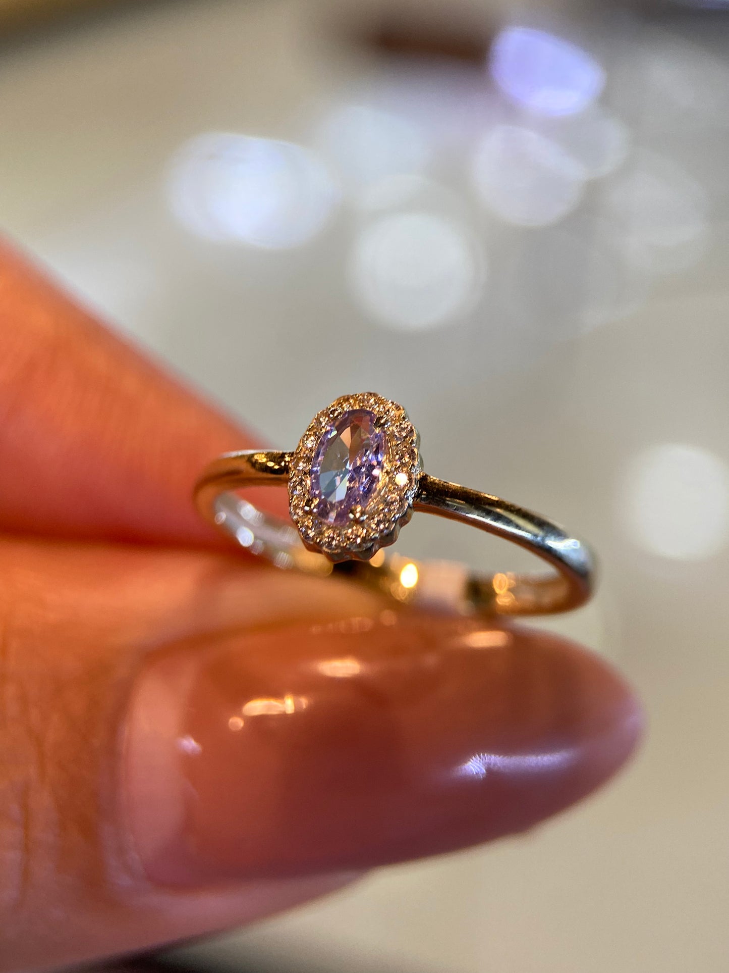 Anillo de compromiso en oro