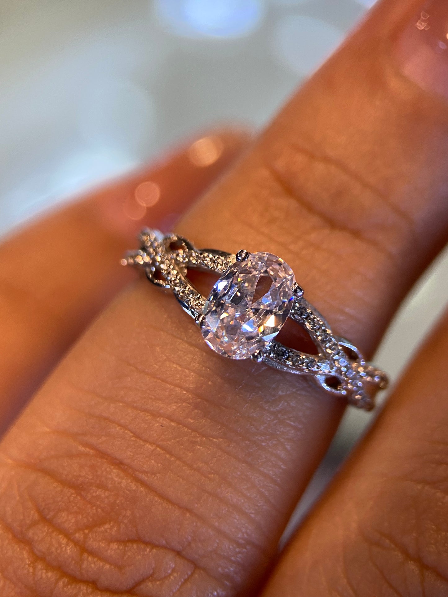 Anillo de compromiso en oro