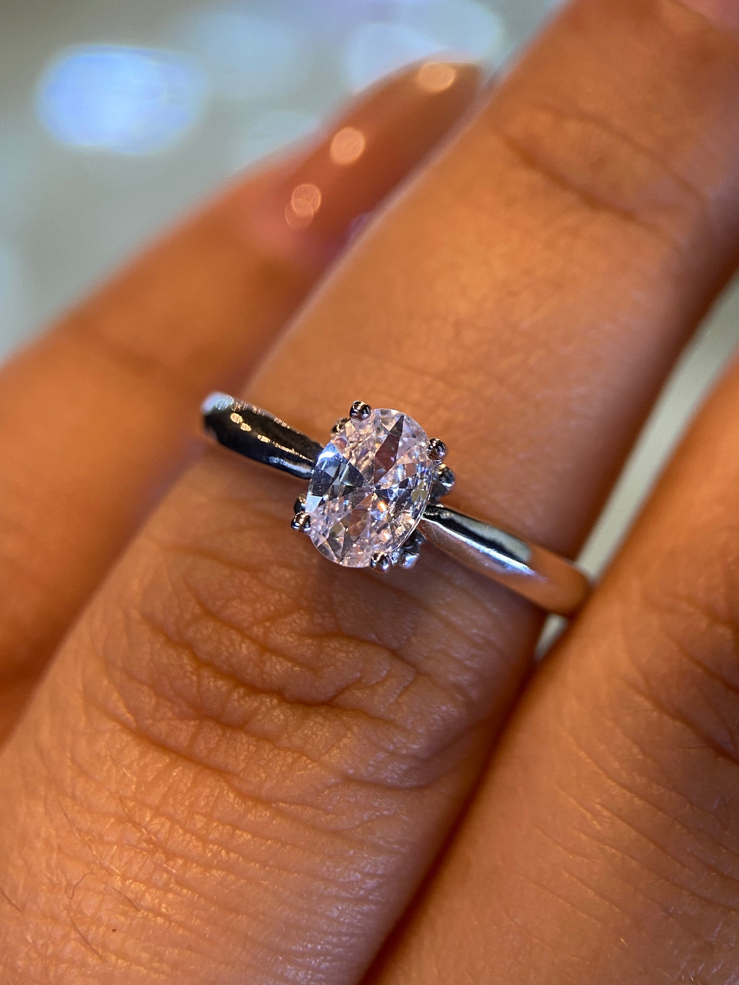 Anillo de compromiso en oro