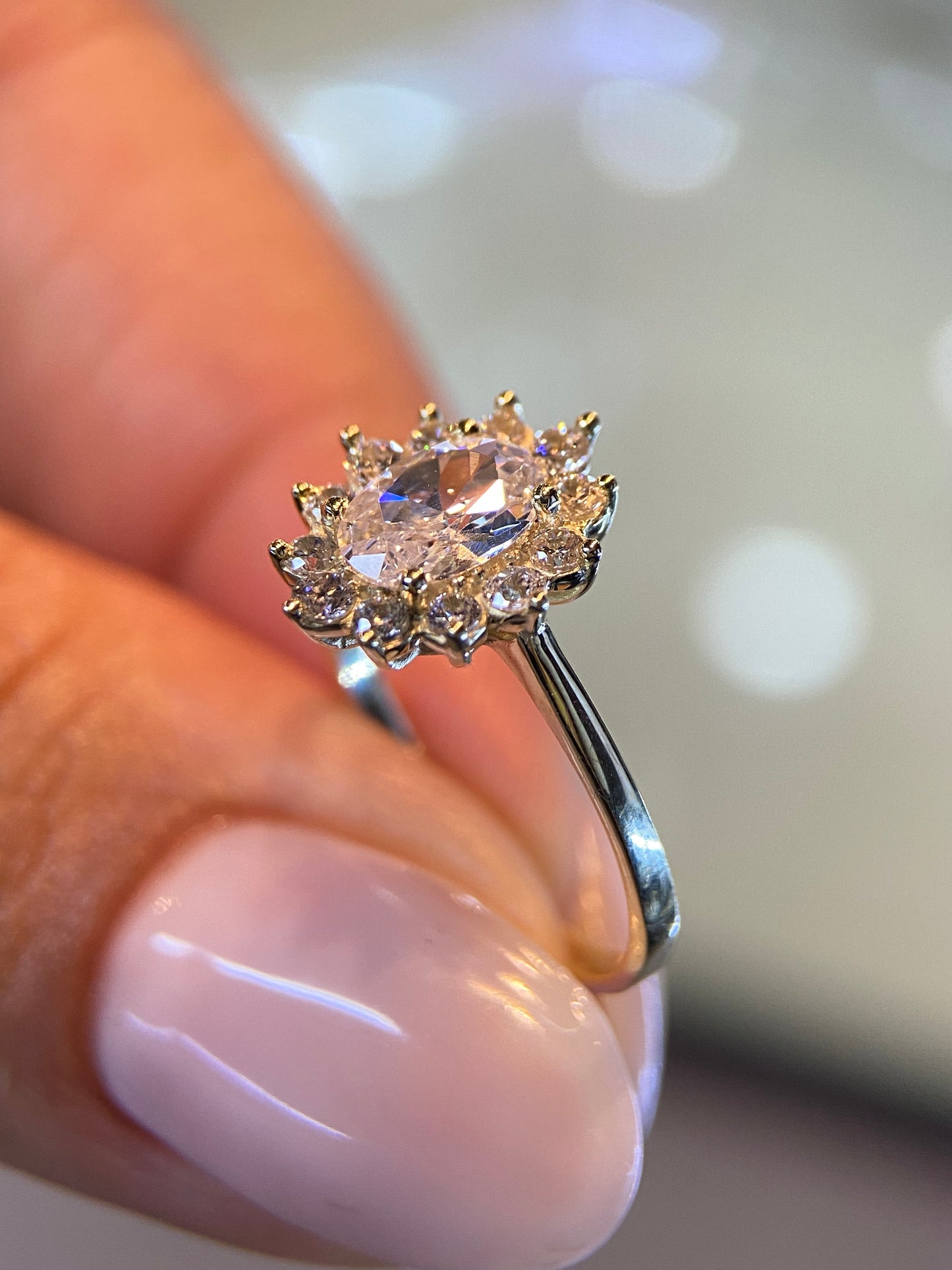 Anillo de compromiso en oro