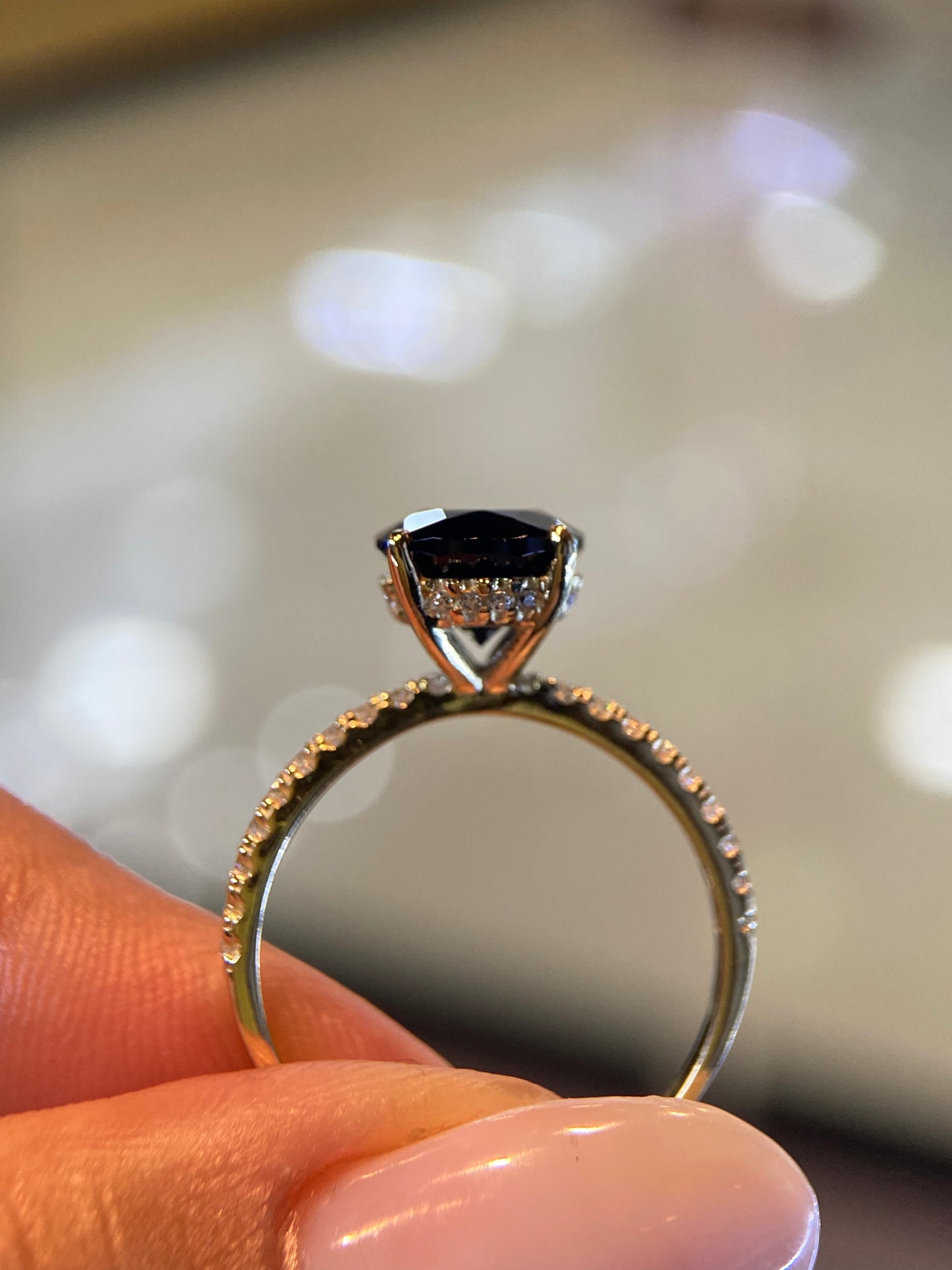 Anillo de compromiso en oro
