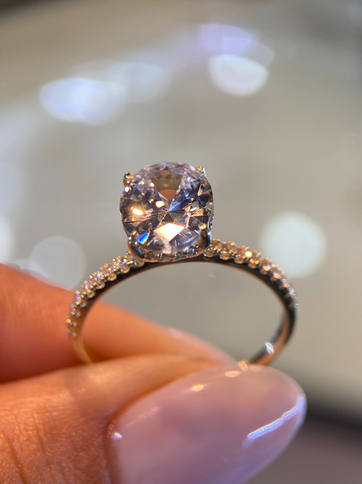 Anillo de compromiso en oro