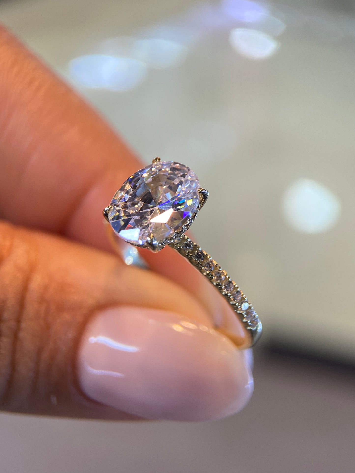 Anillo de compromiso en oro