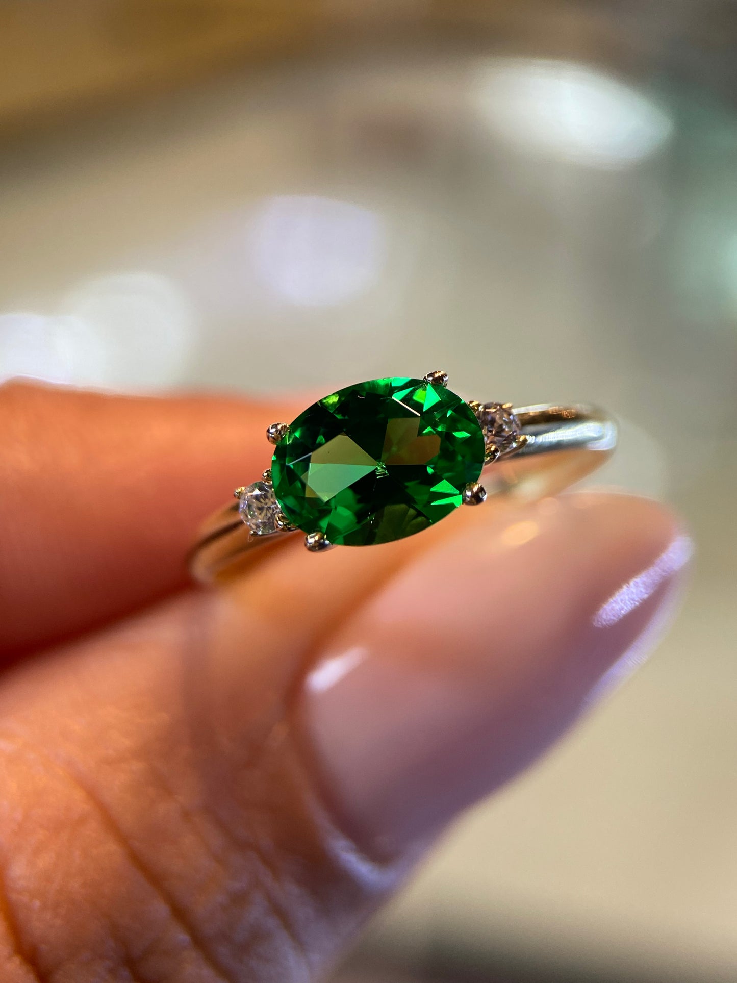 Anillo de compromiso en oro
