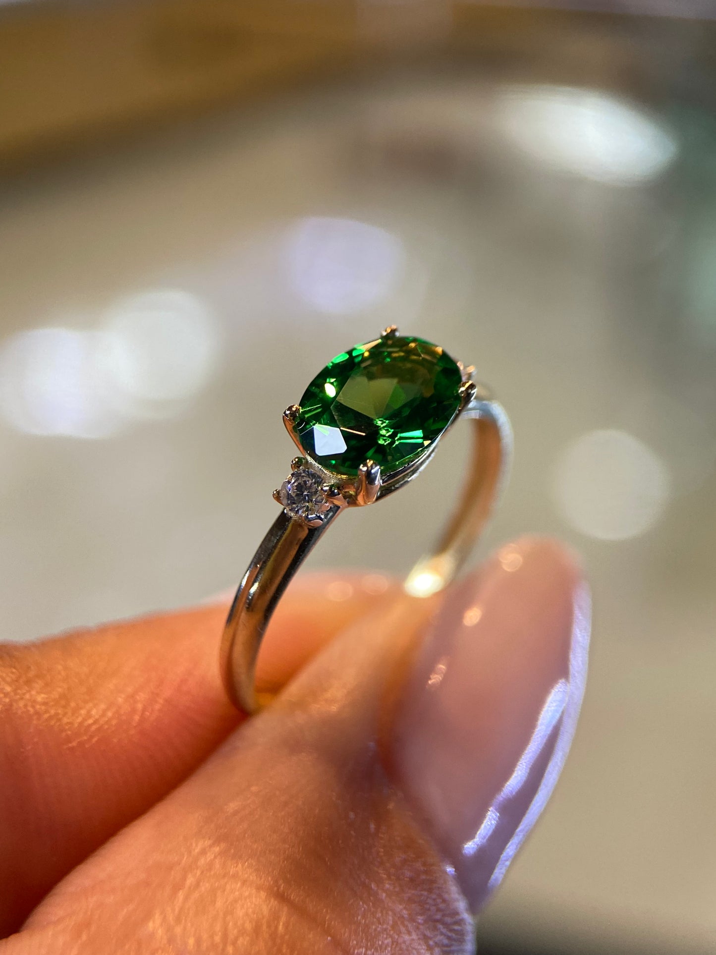 Anillo de compromiso en oro