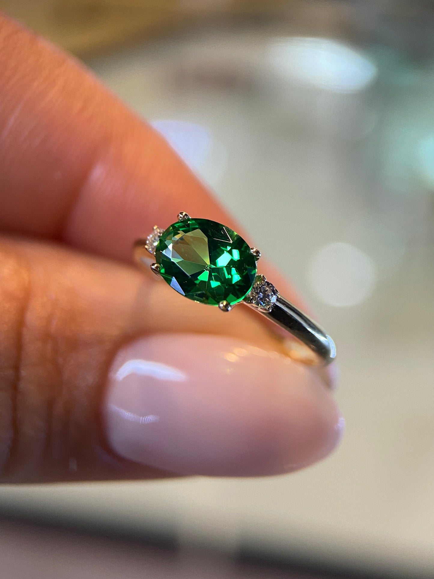 Anillo de compromiso en oro