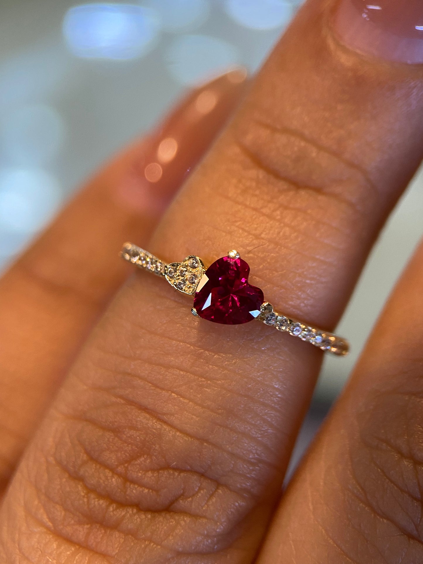 Anillo de compromiso en oro
