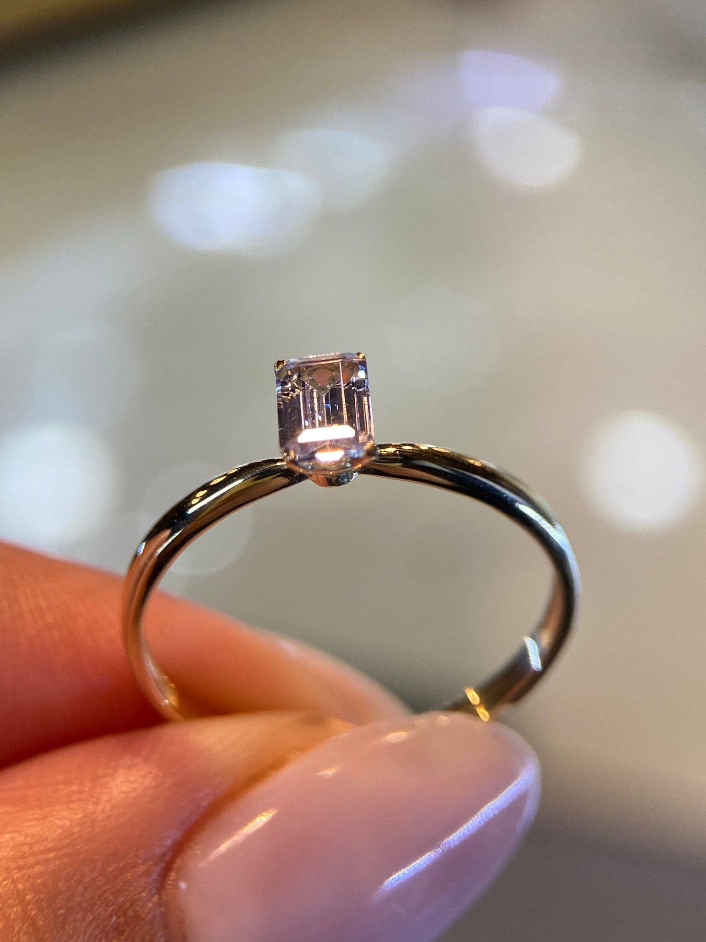 Anillo de compromiso en oro