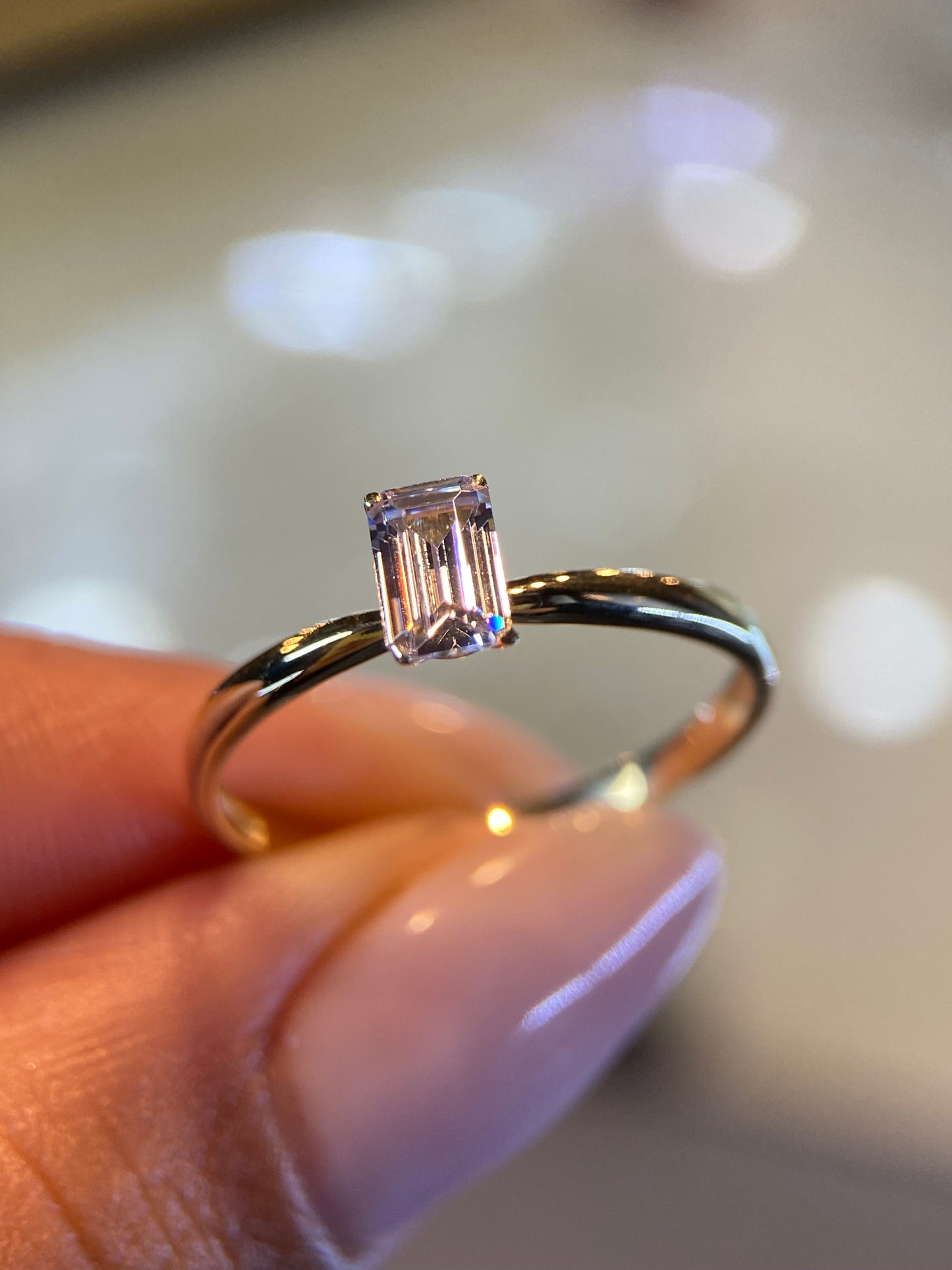 Anillo de compromiso en oro