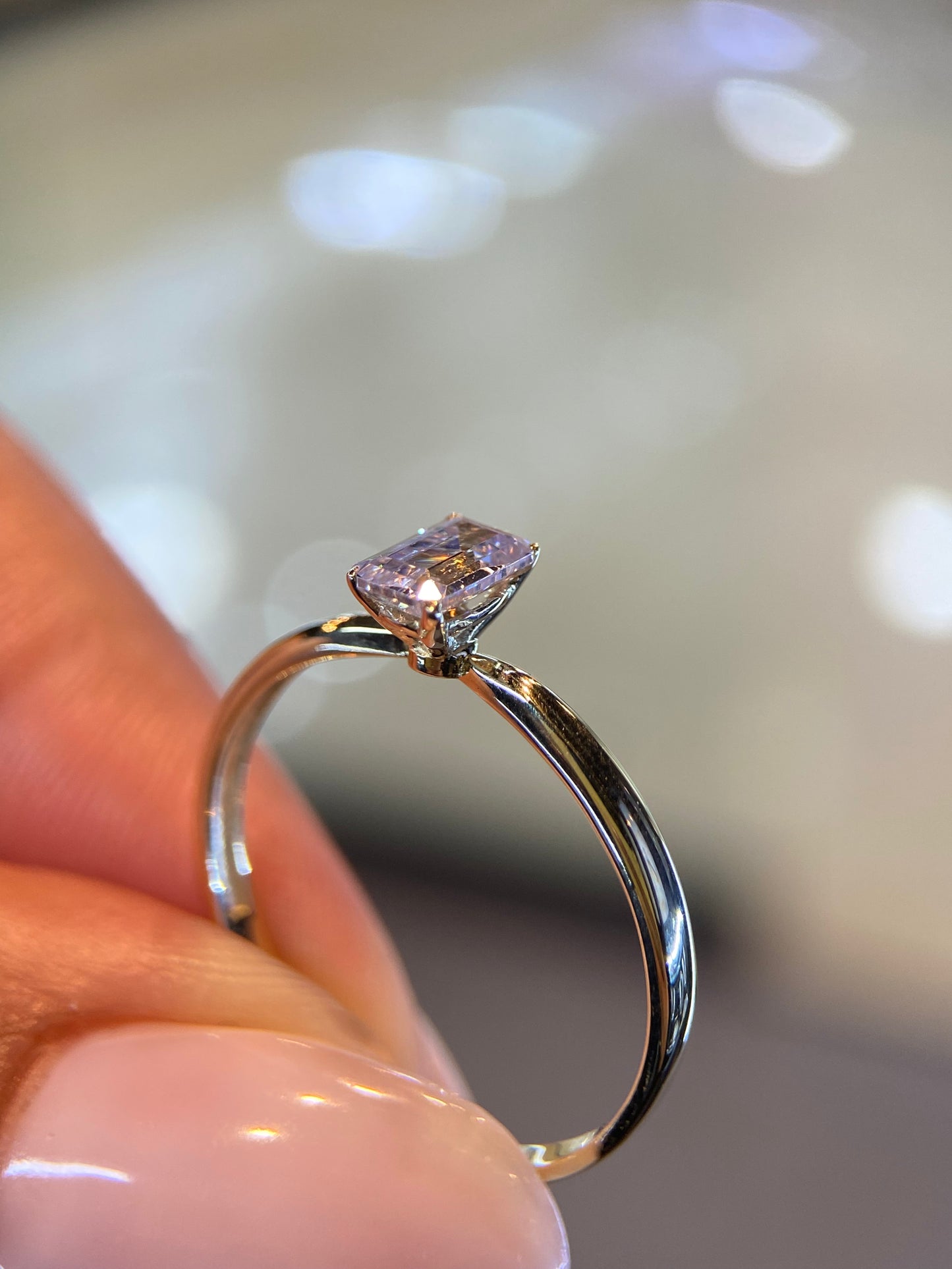 Anillo de compromiso en oro