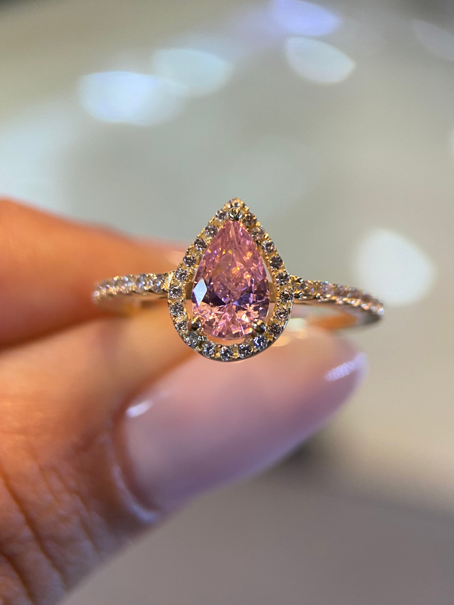Anillo de compromiso en oro
