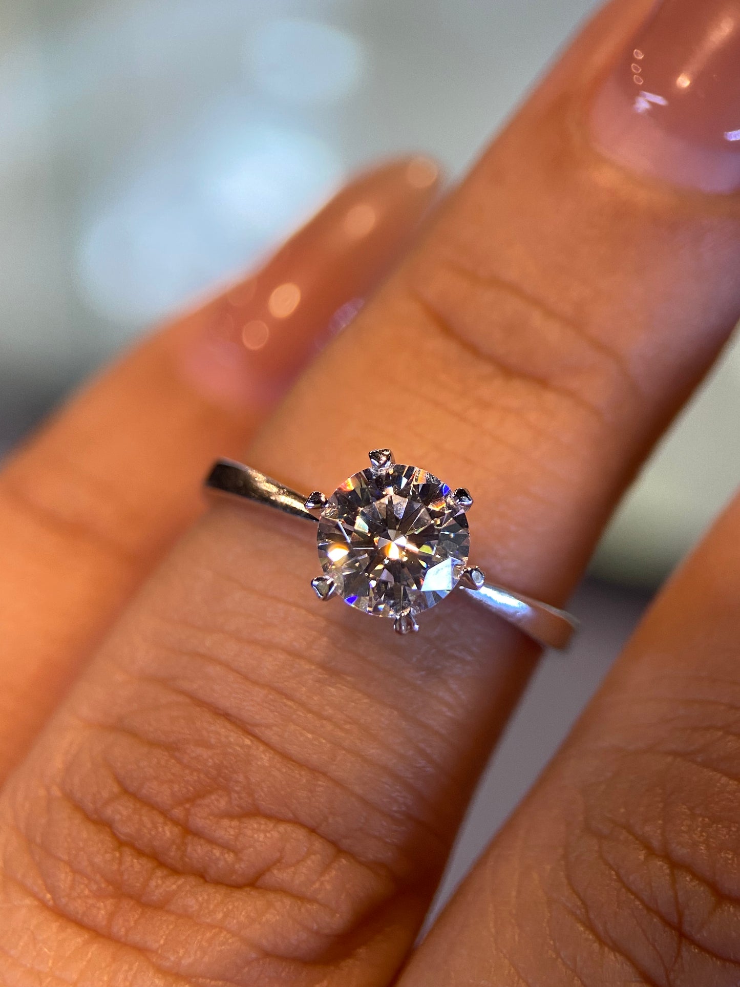 Anillo de compromiso en oro