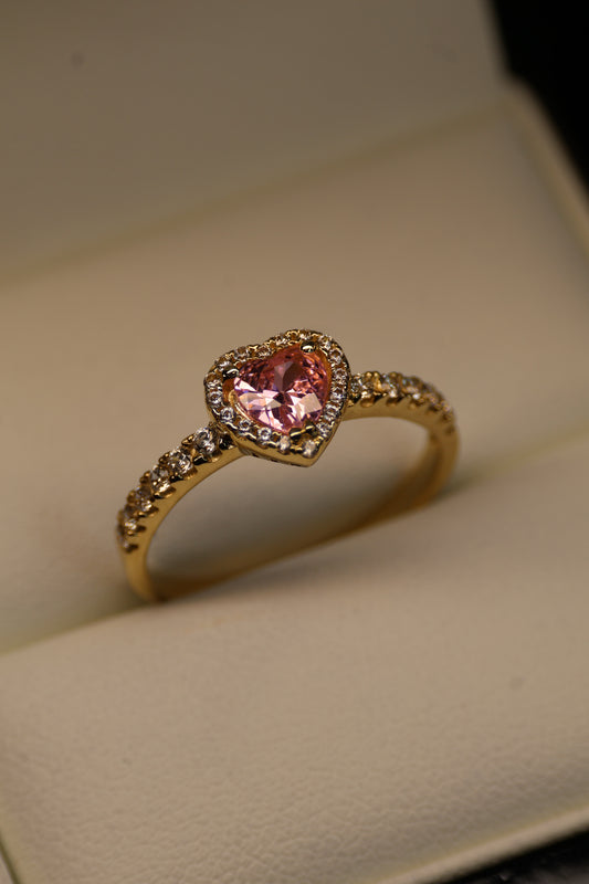 Anillo en  Oro Amarillo 14k con Circonia Mod. 15910
