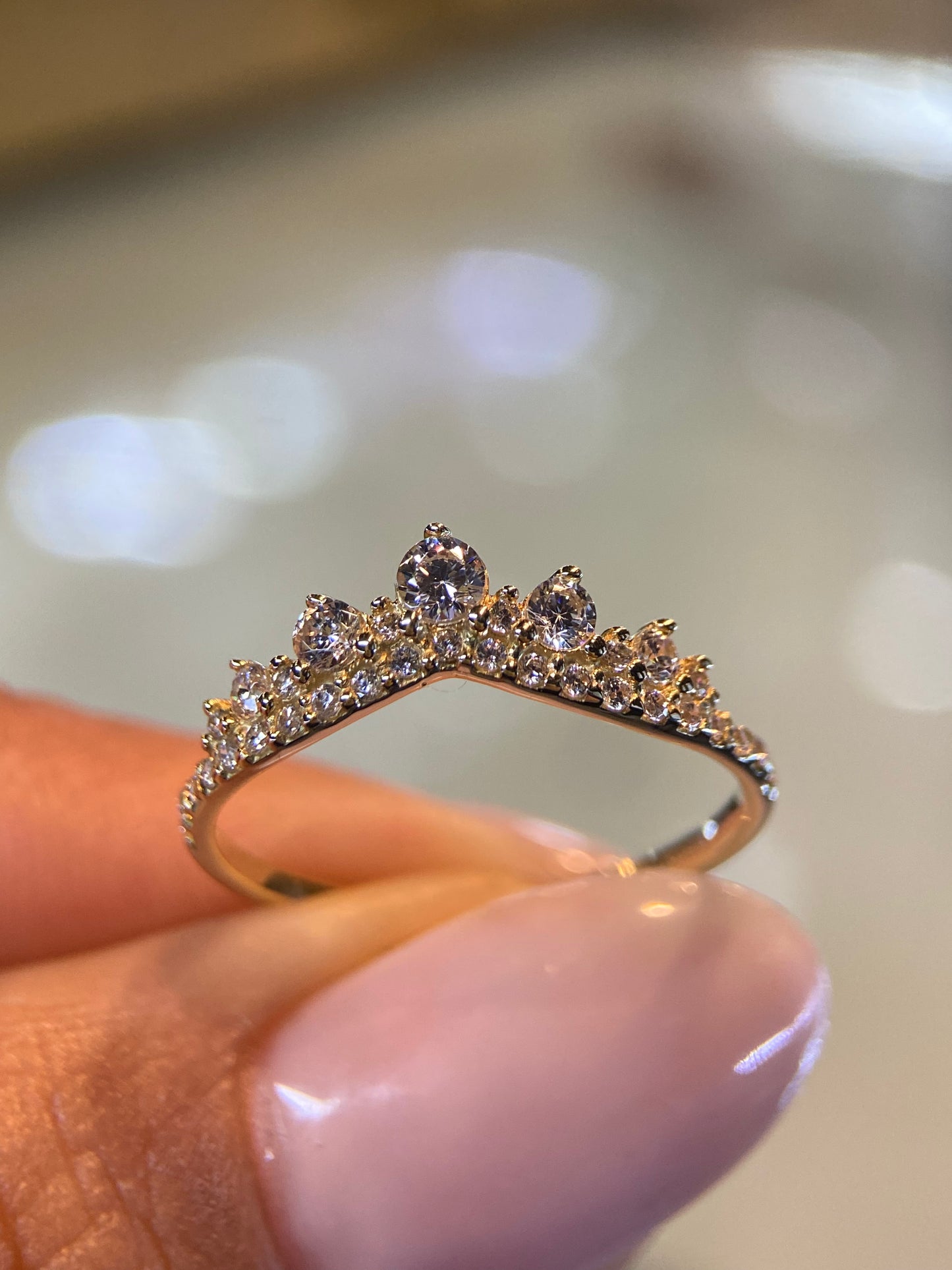 Anillo Corona Love en Oro