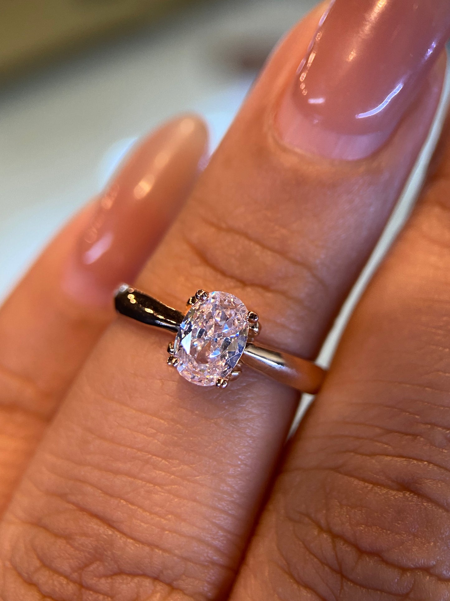 Anillo de compromiso en oro