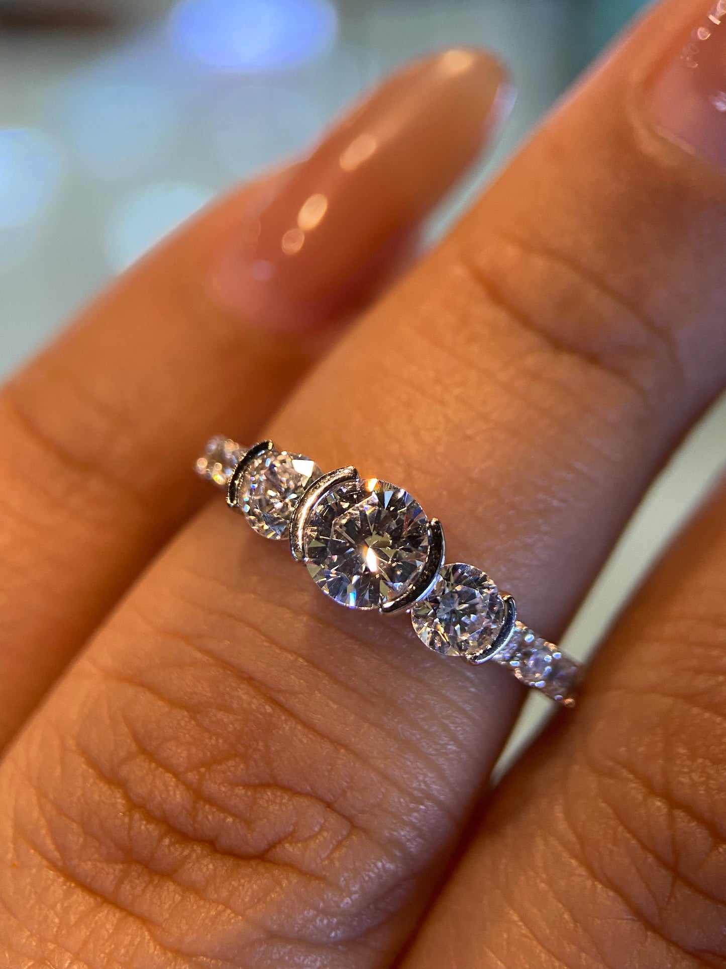 Anillo de compromiso en oro
