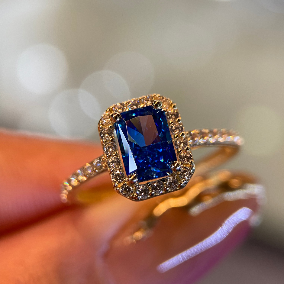 Anillo de compromiso en oro