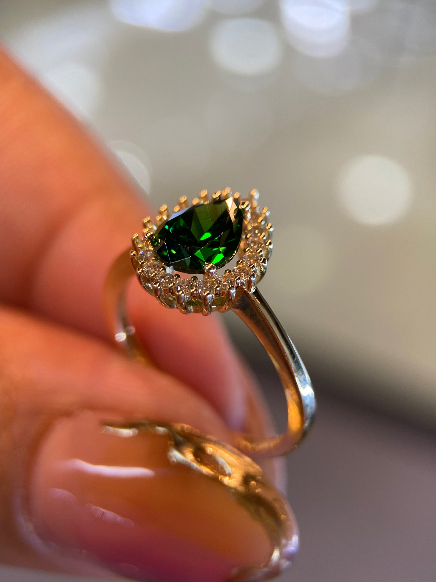 Anillo de compromiso en oro
