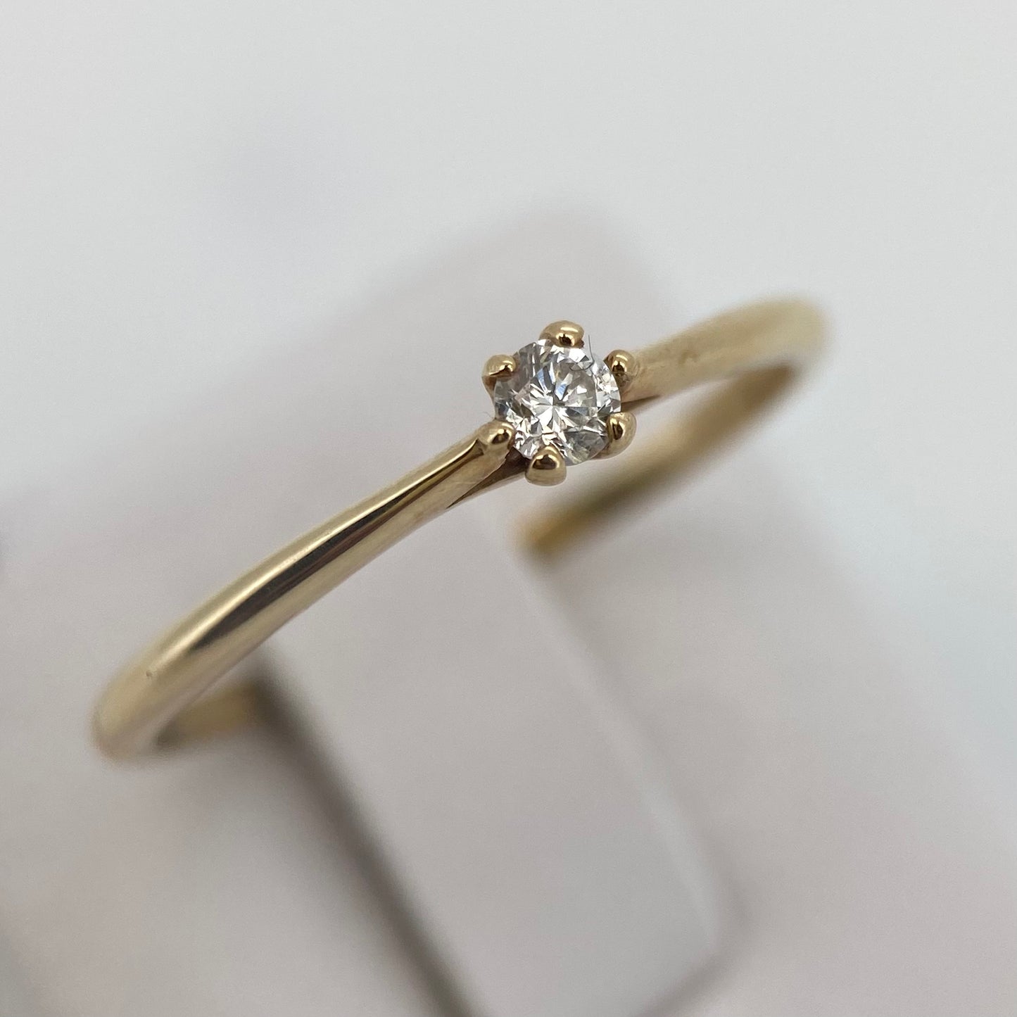 Anillo de compromiso en oro