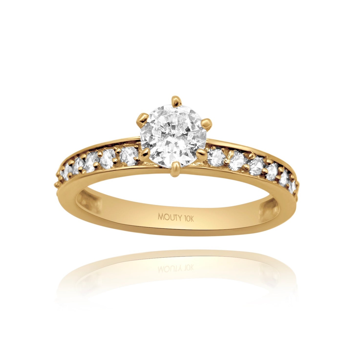 Anillo de compromiso en oro