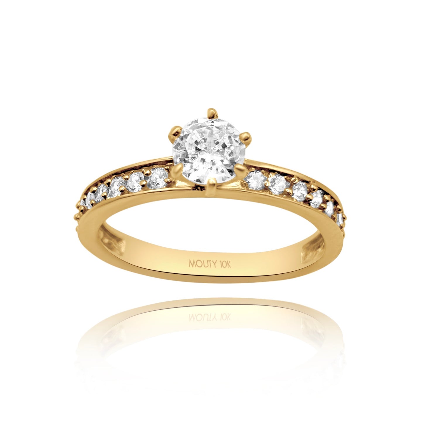 Anillo de compromiso en oro