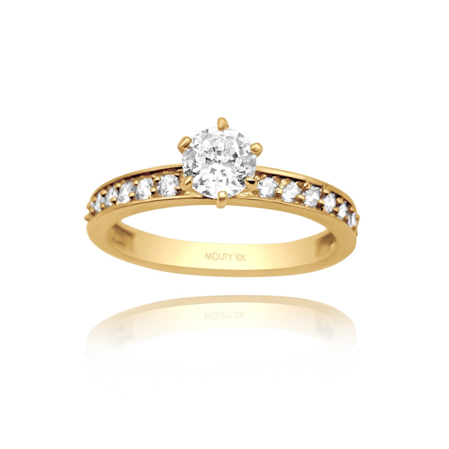 Anillo de compromiso en oro