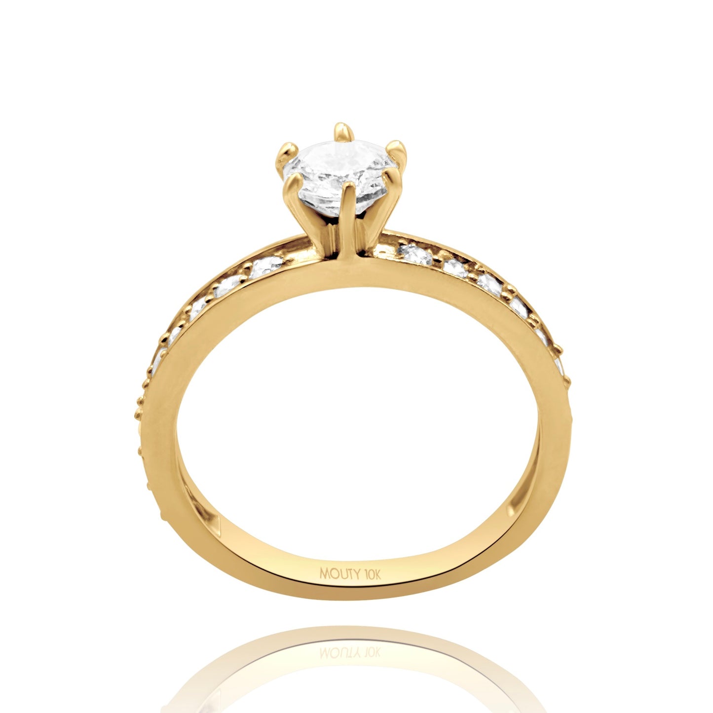 Anillo de compromiso en oro