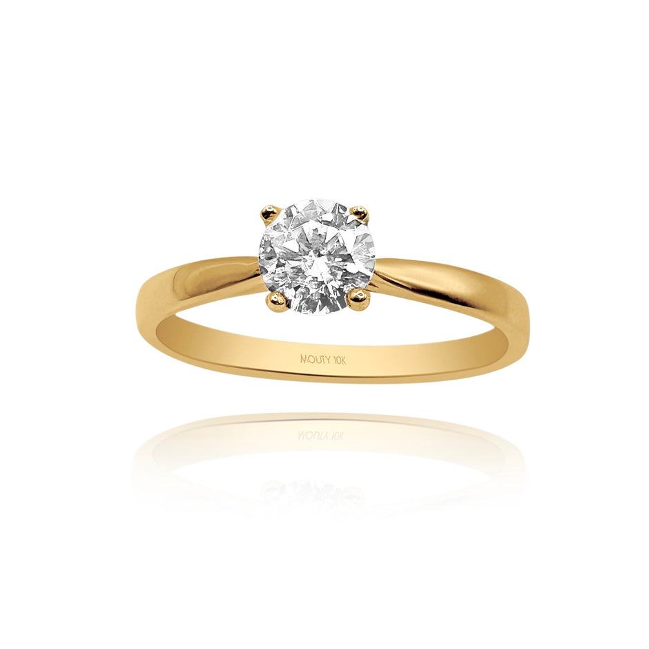 Anillo de compromiso en oro