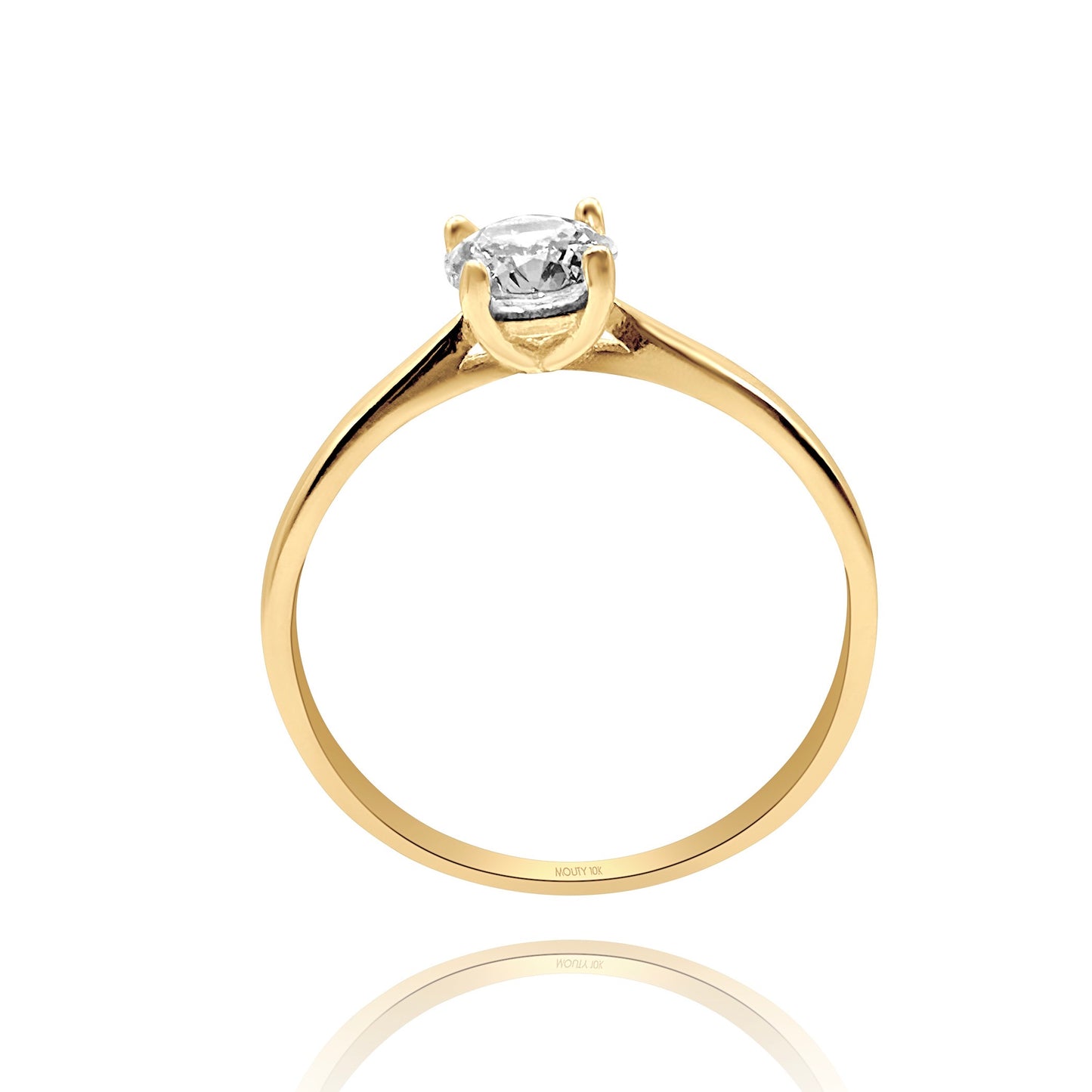 Anillo de compromiso en oro