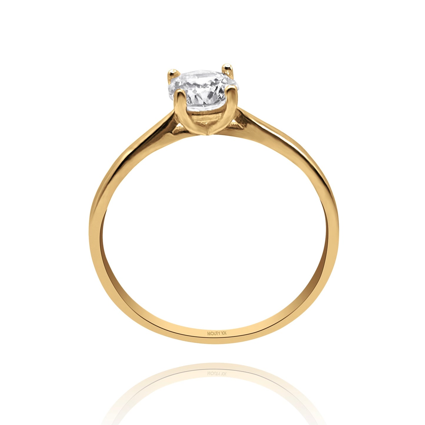 Anillo de compromiso en oro