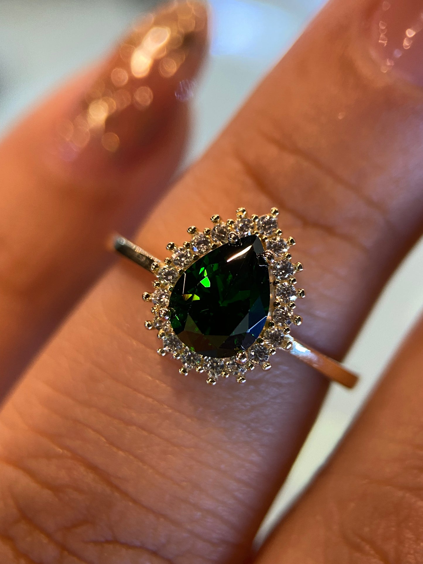 Anillo de compromiso en oro
