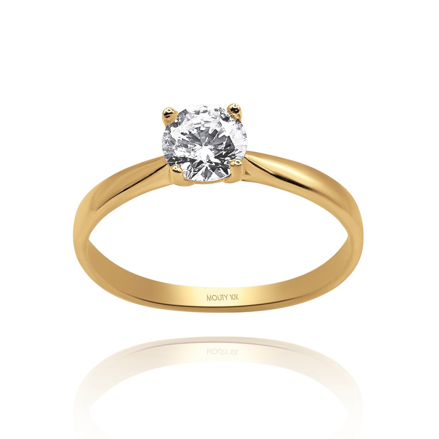 Anillo de compromiso en oro