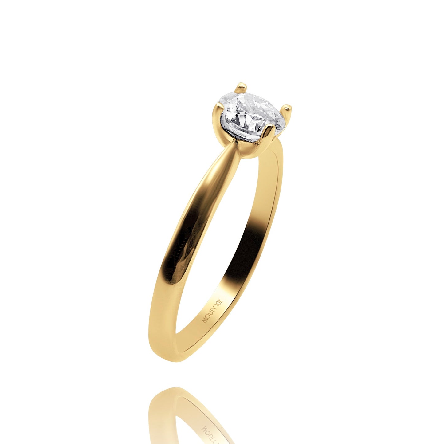 Anillo de compromiso en oro