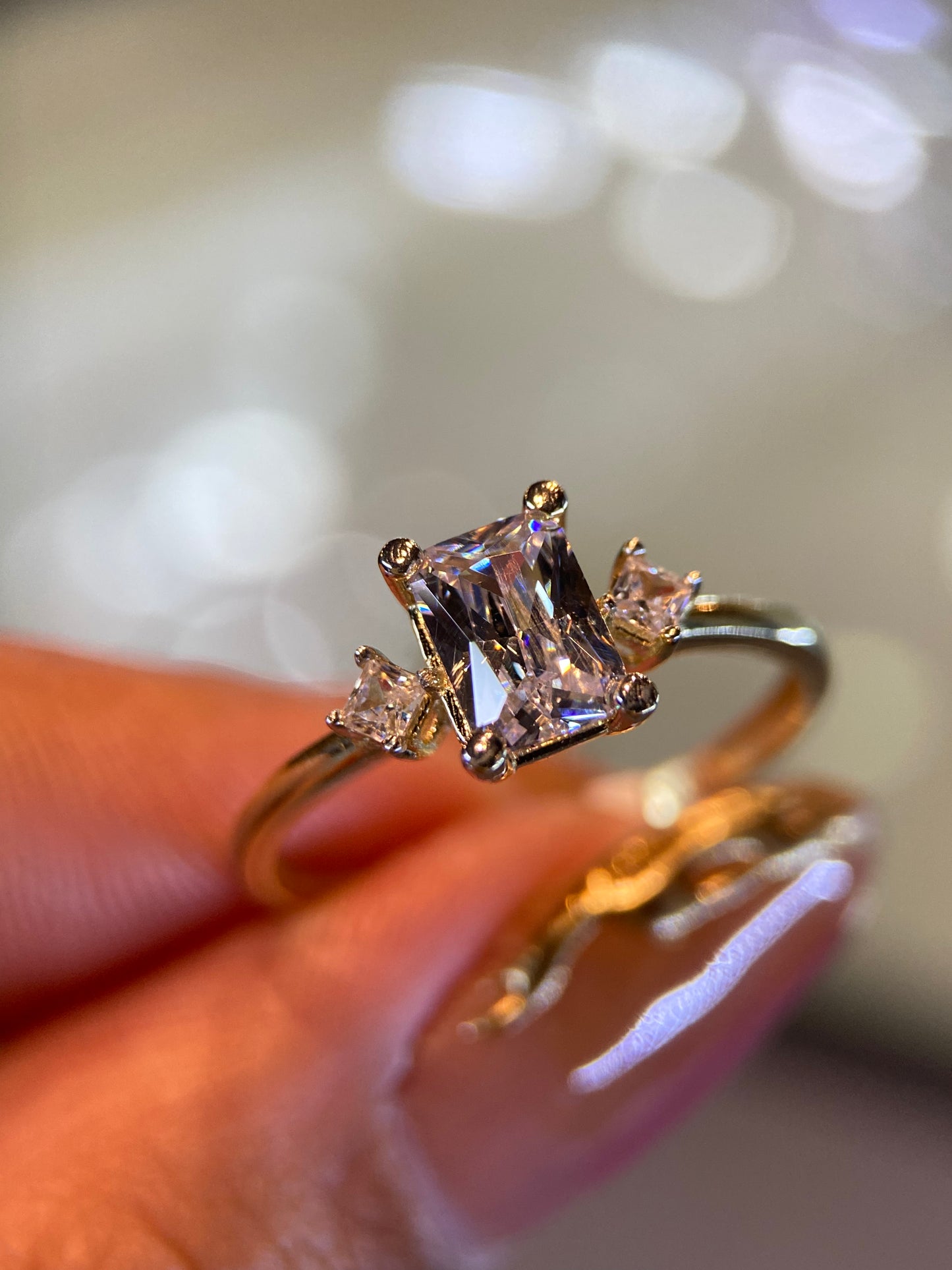 Anillo de compromiso en oro