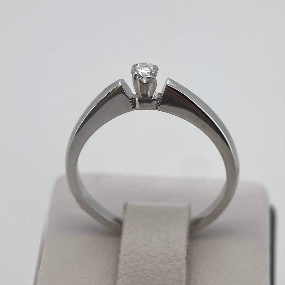 Anillo de compromiso en oro