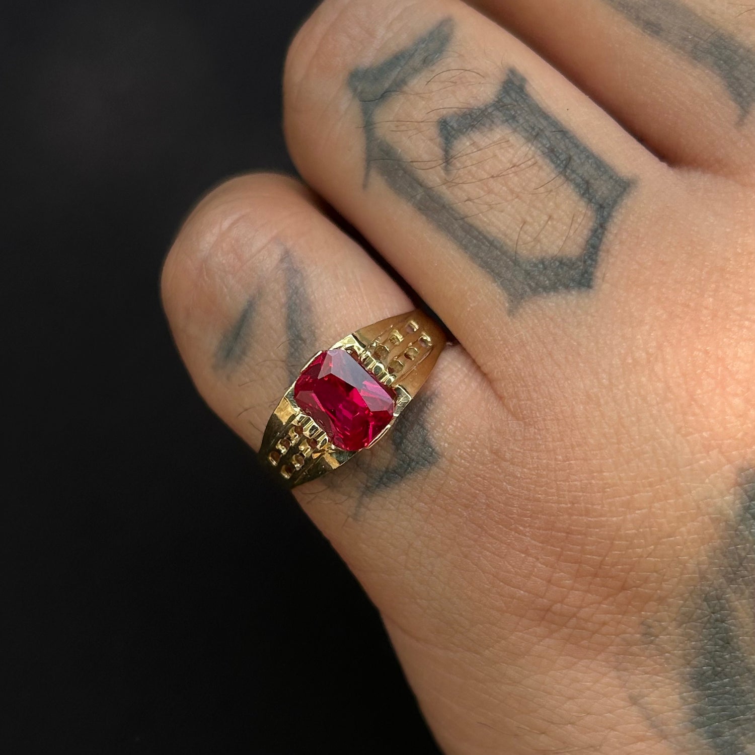 Anillos de oro para hombre dedo meñique hotsell