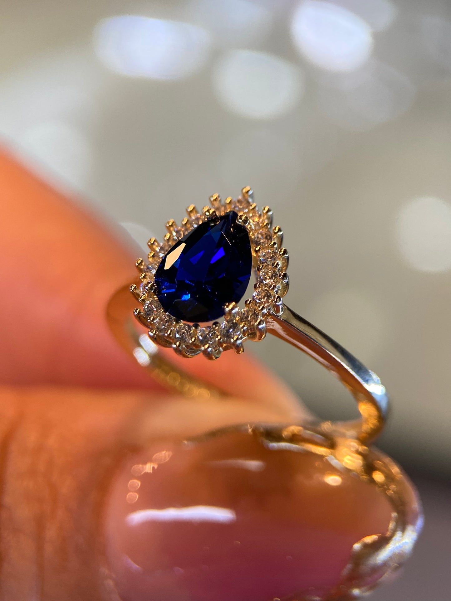 Anillo de compromiso en oro