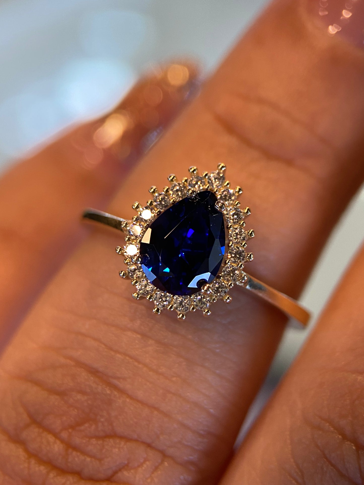 Anillo de compromiso en oro