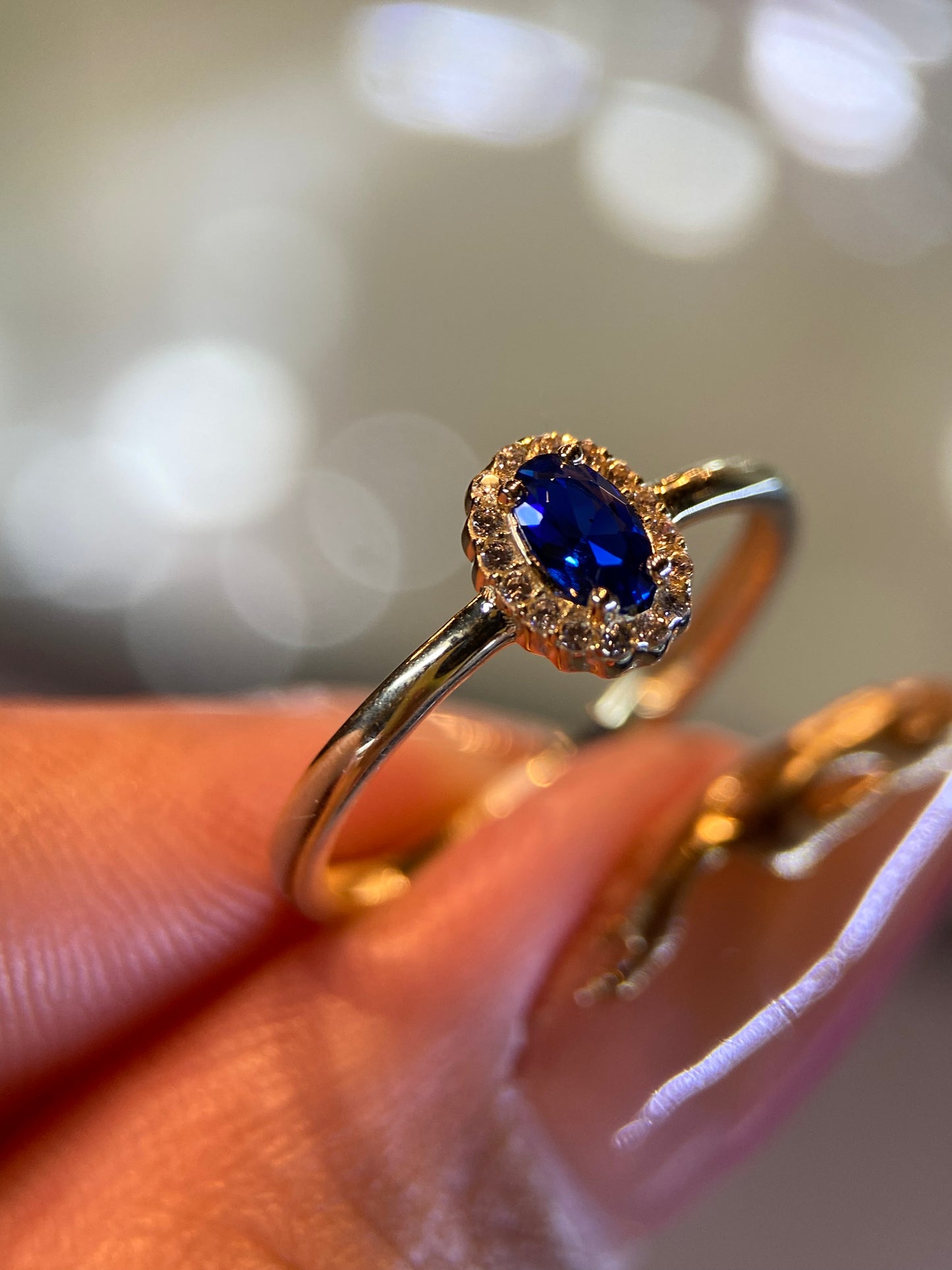 Anillo de compromiso en oro