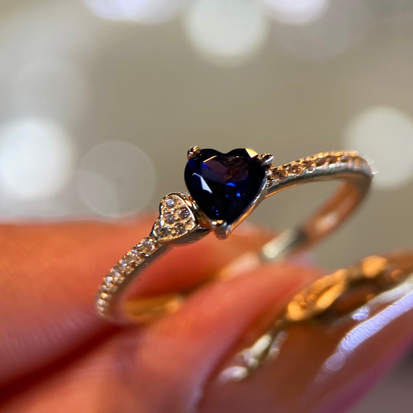 Anillo de compromiso en oro