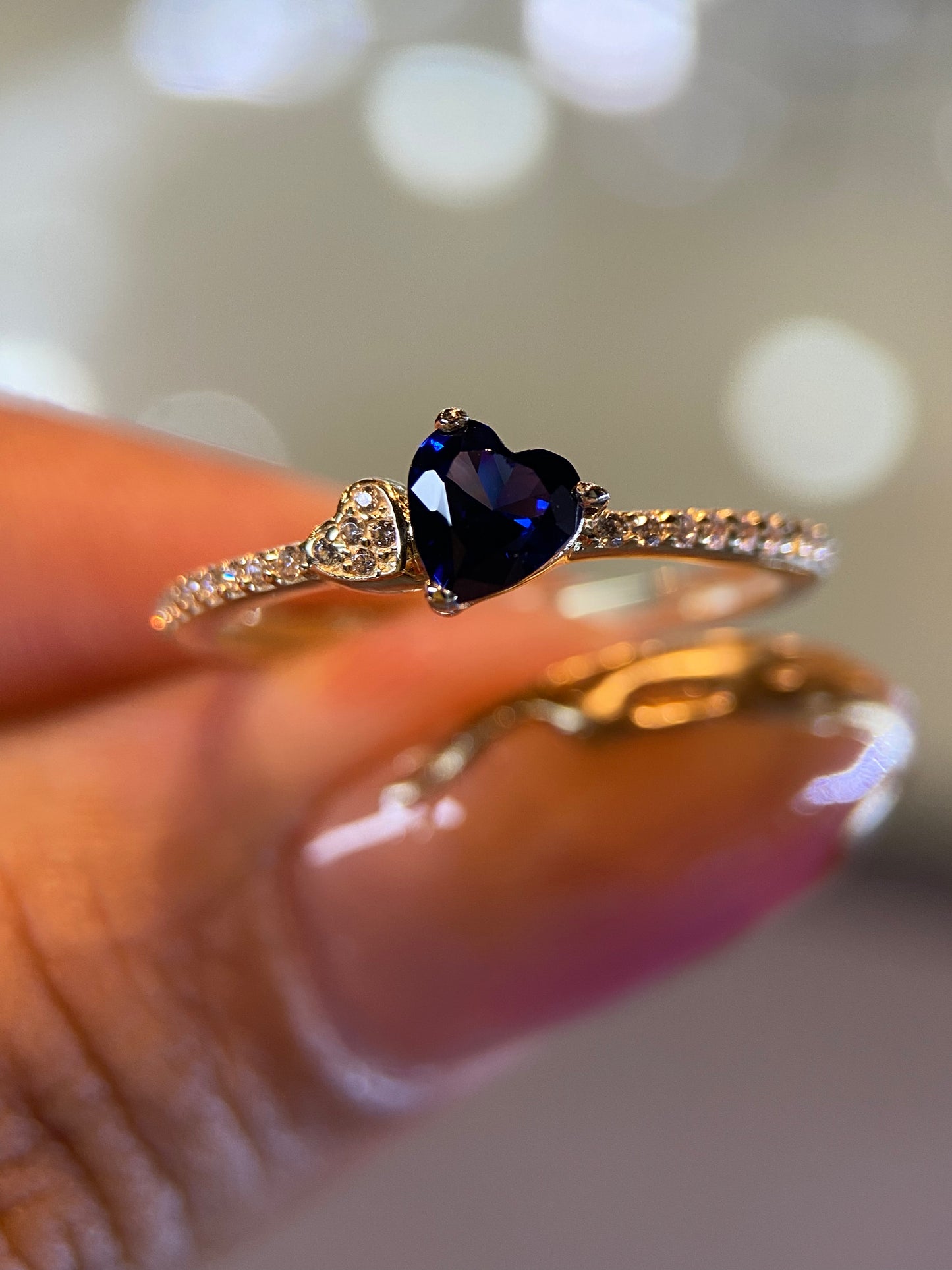 Anillo de compromiso en oro