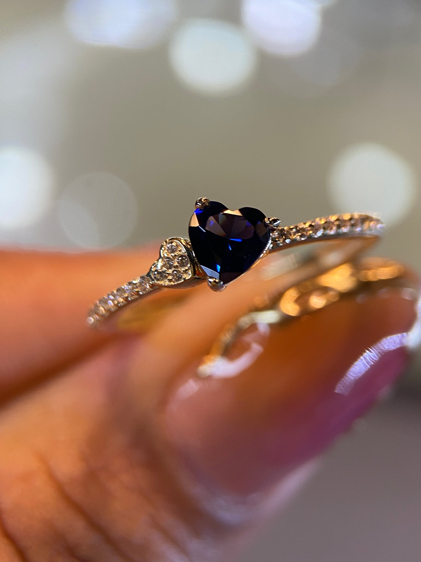 Anillo de compromiso en oro