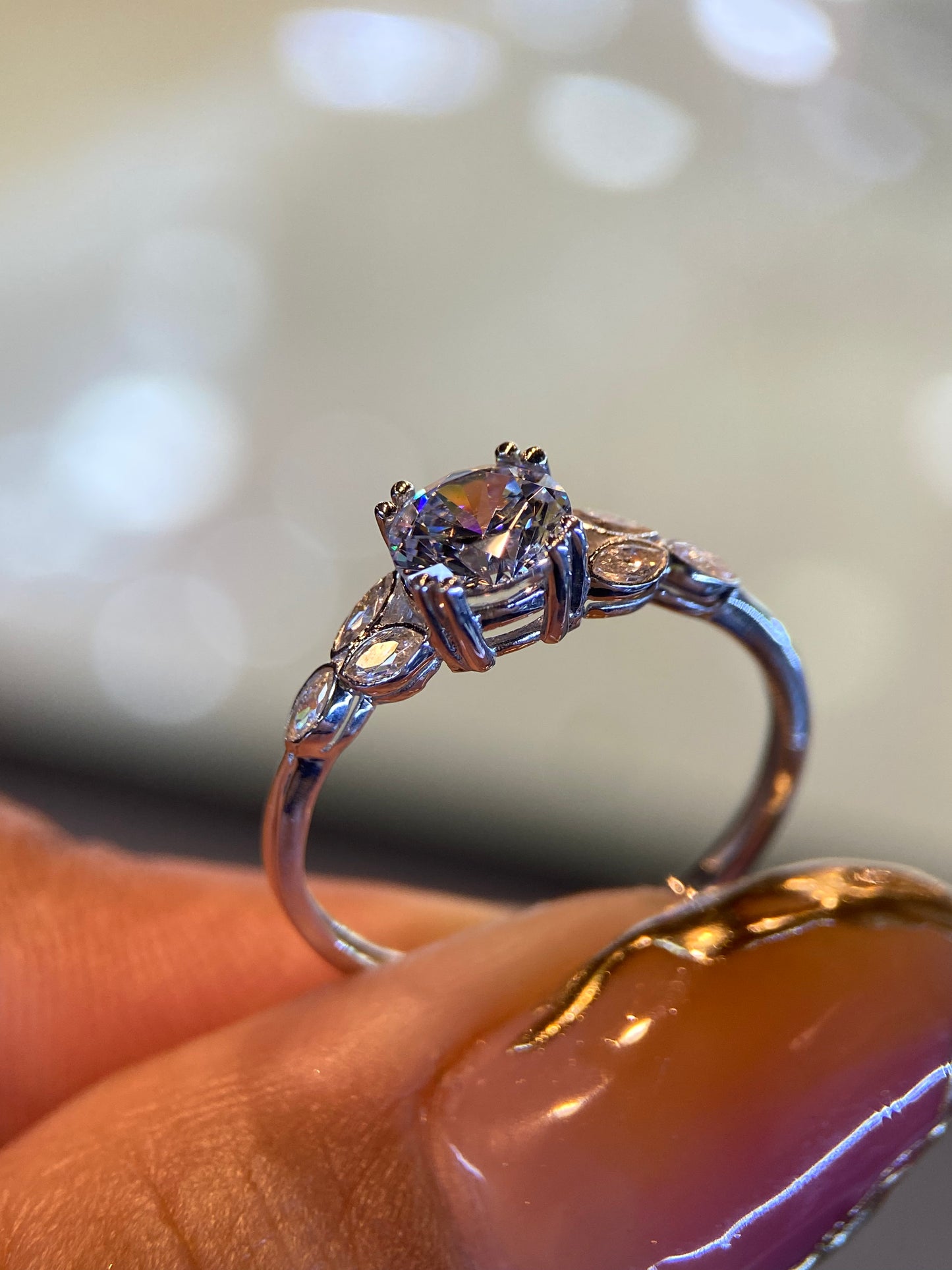 Anillo de compromiso en oro