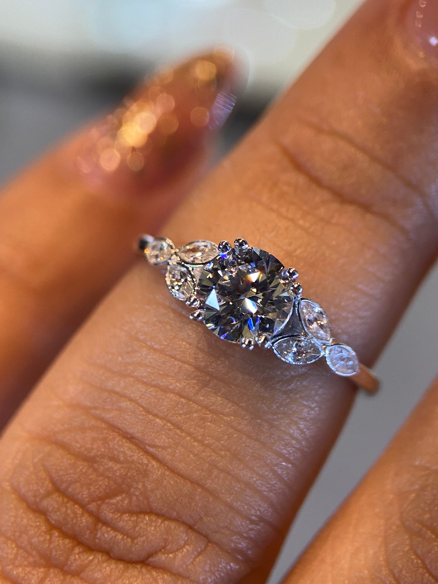 Anillo de compromiso en oro