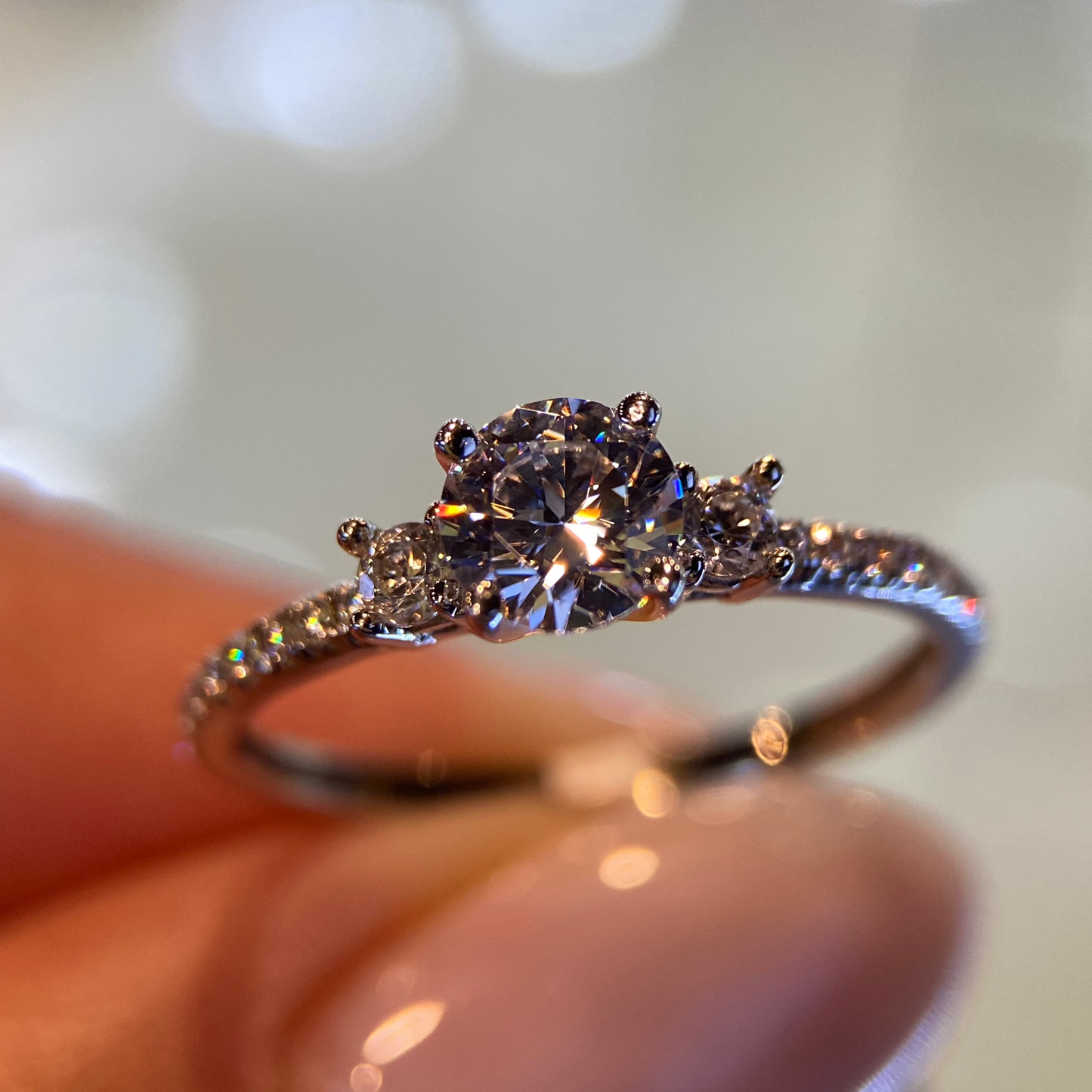 Anillo de compromiso en oro