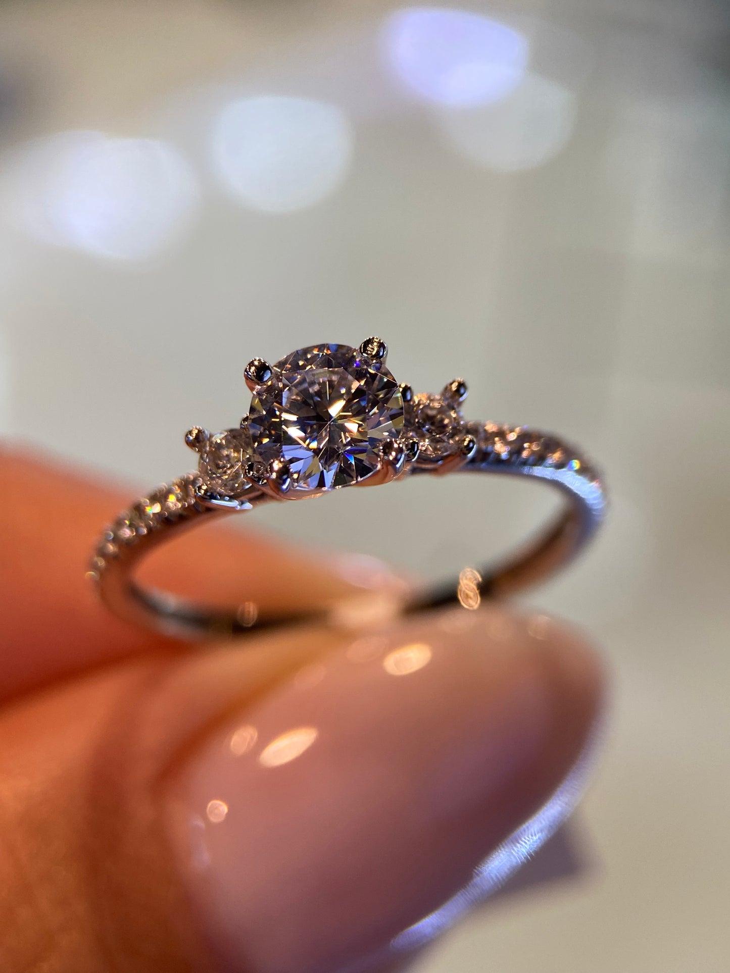 Anillo de compromiso en oro