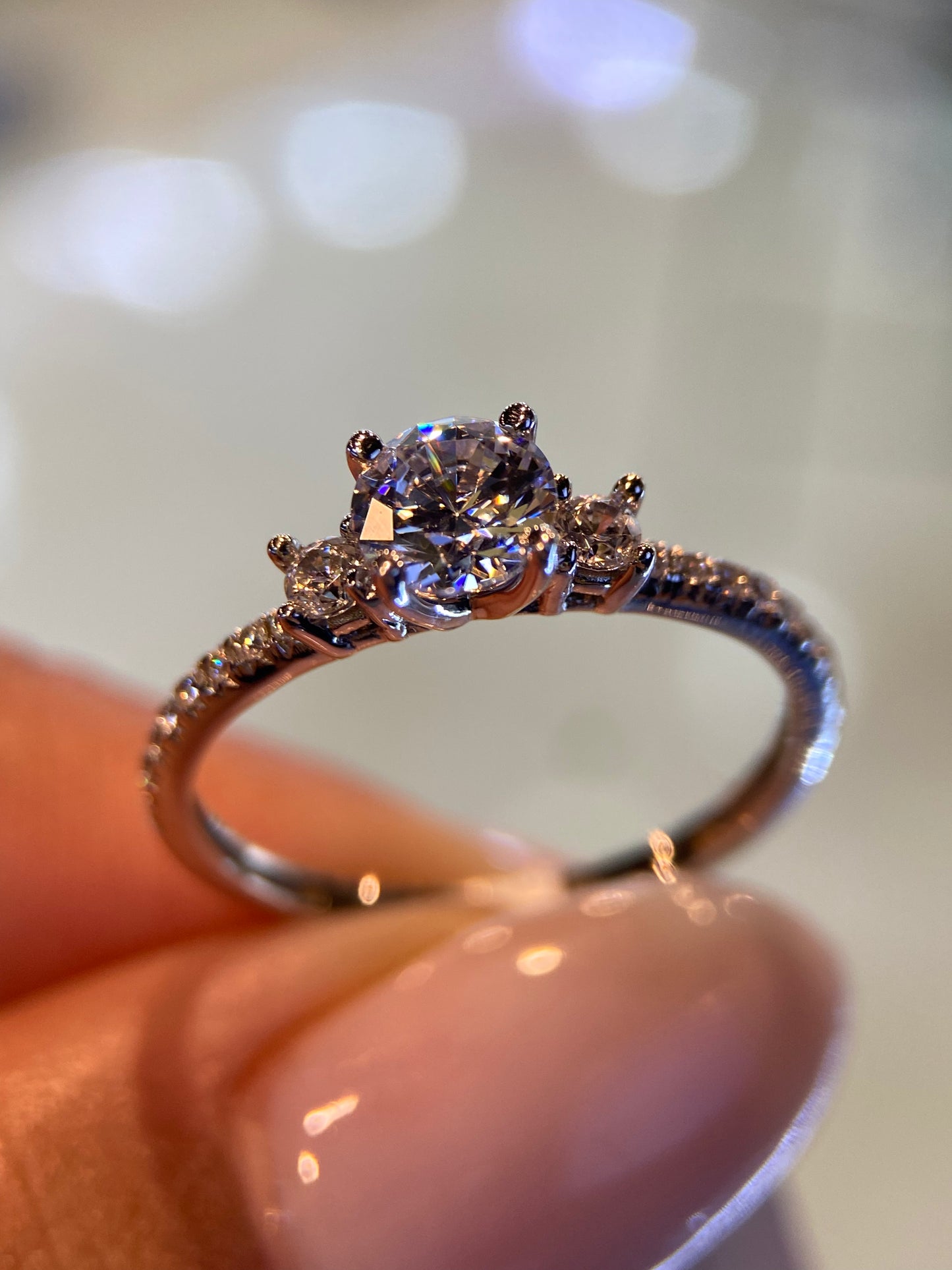 Anillo de compromiso en oro