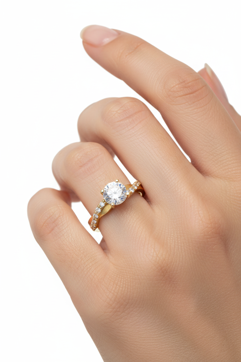 Anillo Charlize en Oro 1.0 ct