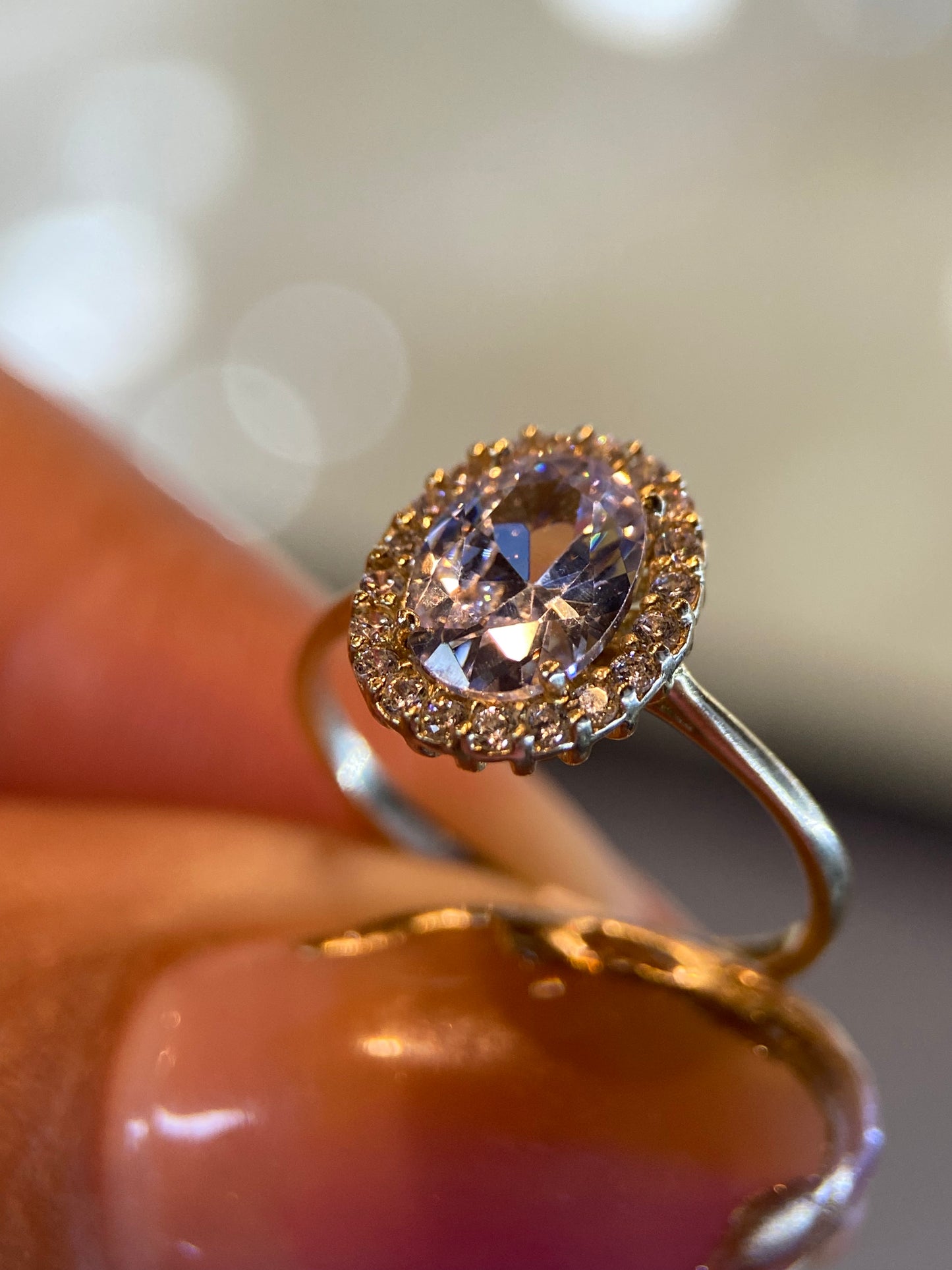 Anillo de compromiso en oro